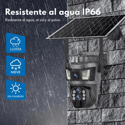 Solar Guard: Cámara de Seguridad - 2 en 1